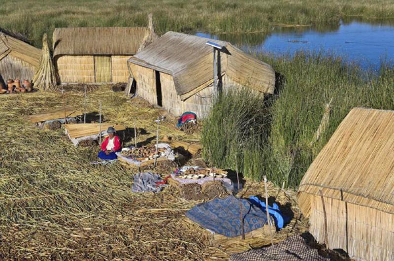 Isla de los Uros, Puno, Peru, Lima, Sur America