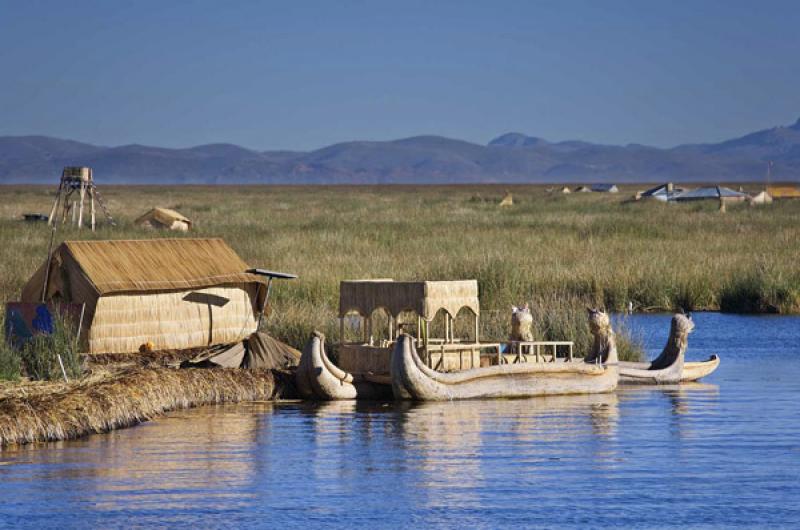 Isla de los Uros, Puno, Peru, Lima, Sur America