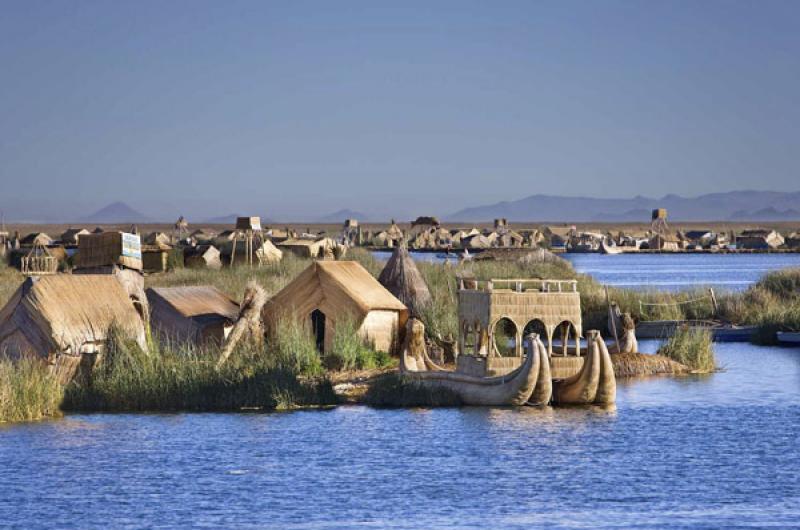 Isla de los Uros, Puno, Peru, Lima, Sur America