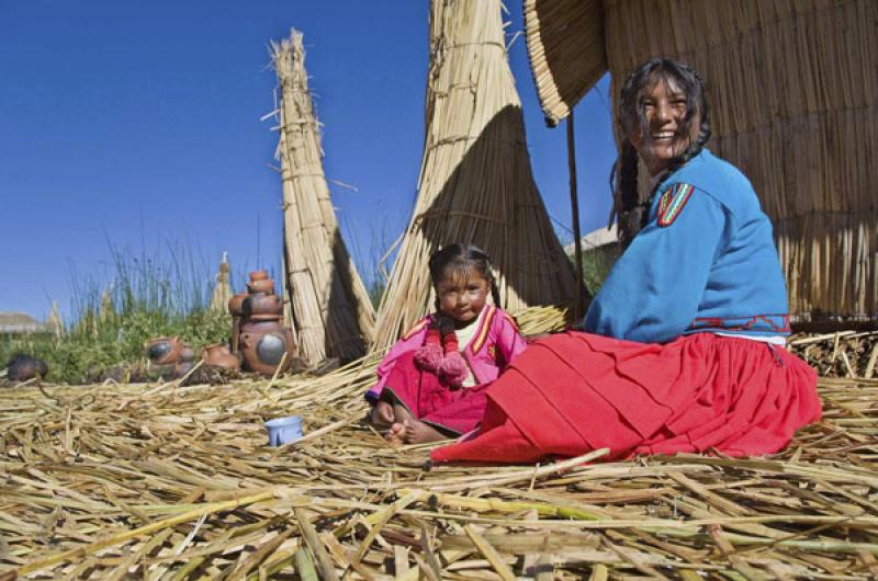 Madre e Hija, Puno, Peru, Lima, Sur America