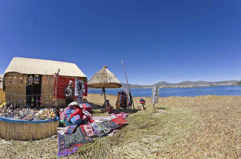 Isla de los Uros, Puno, Peru, Lima, Sur America