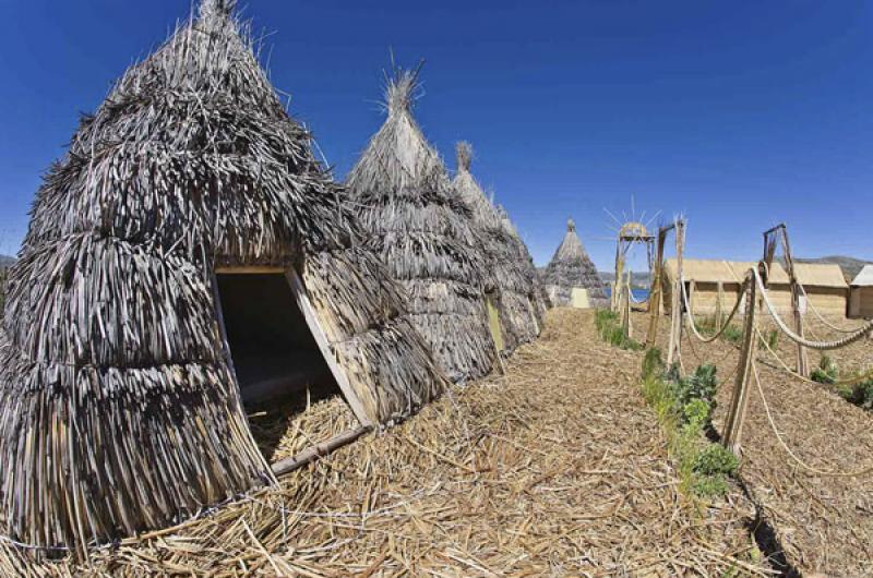 Isla de los Uros, Puno, Peru, Lima, Sur America