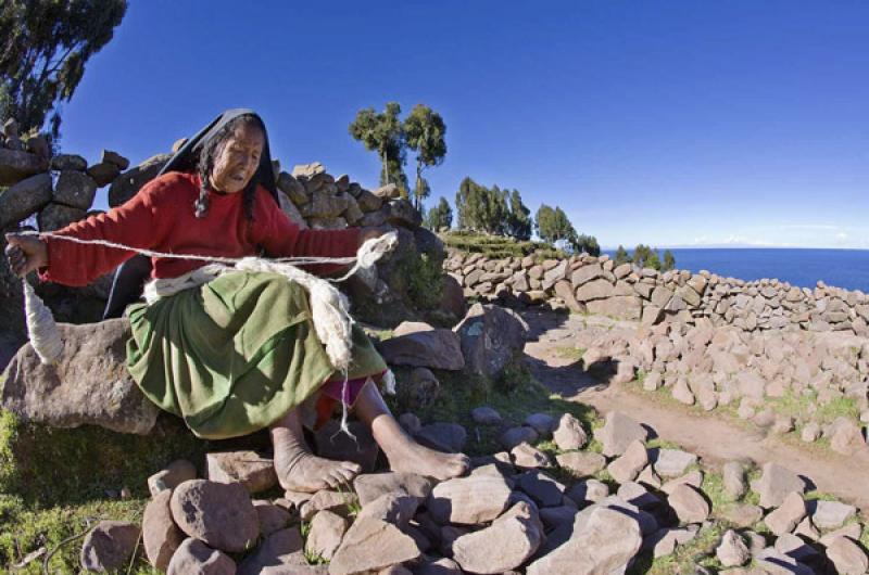 Indigena Aimara, Puno, Peru, Lima, Sur America