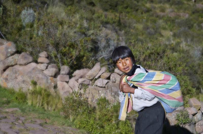 NiÃ±o Aimara, Puno, Peru, Lima, Sur America