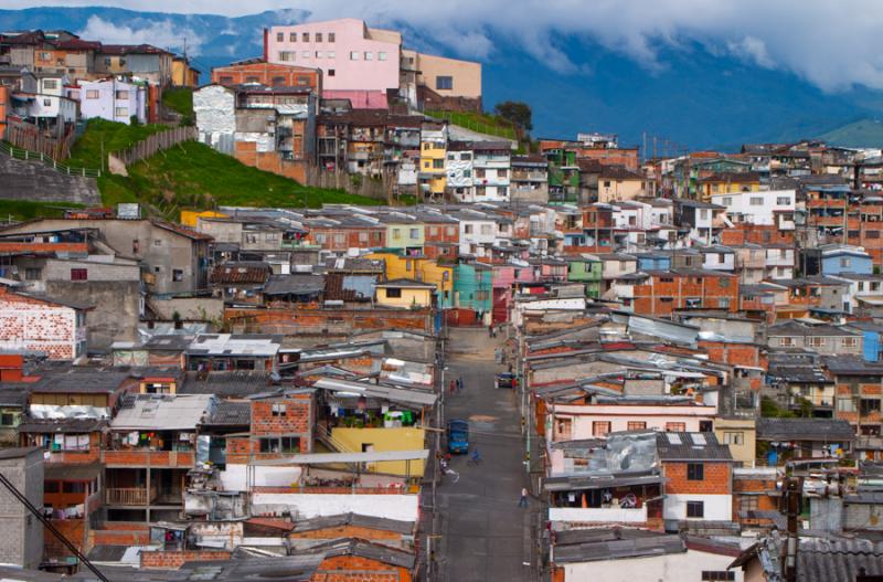 Barrio en Manizales, Caldas, Colombia