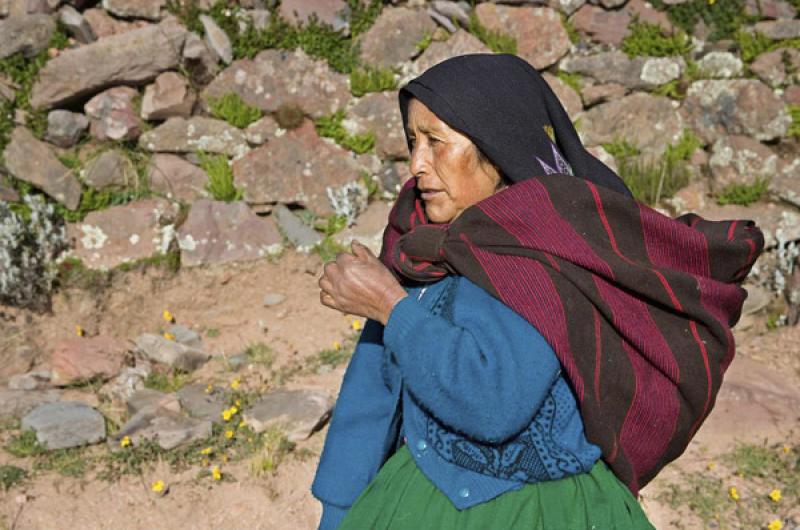 Indigena Aimara, Puno, Peru, Lima, Sur America