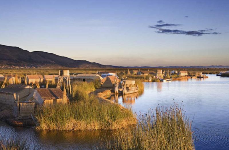 Isla de los Uros, Puno, Peru, Lima, Sur America