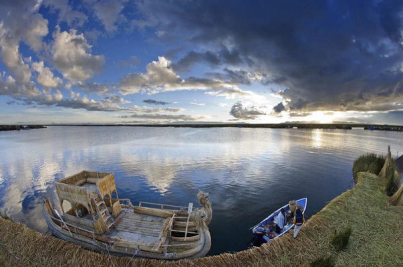 Lago Titicaca, Puno, Peru, Lima, Sur America