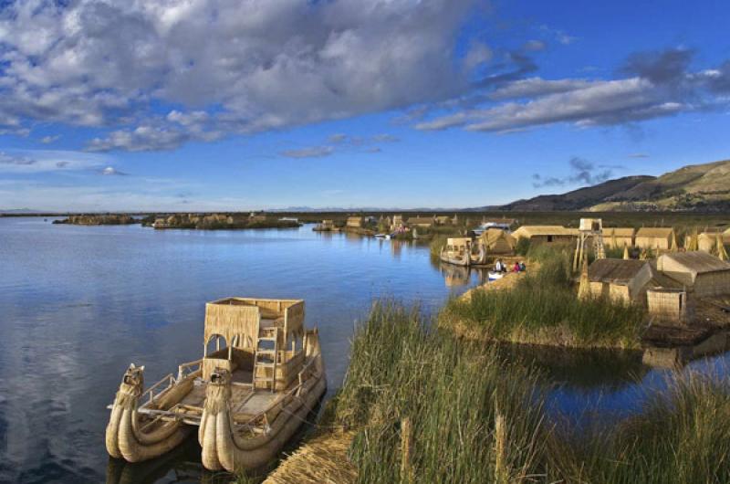 Isla de los Uros, Puno, Peru, Lima, Sur America