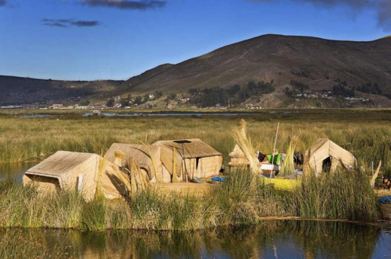 Isla de los Uros, Puno, Peru, Lima, Sur America