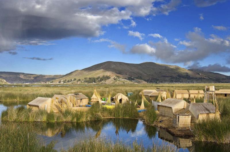 Isla de los Uros, Puno, Peru, Lima, Sur America