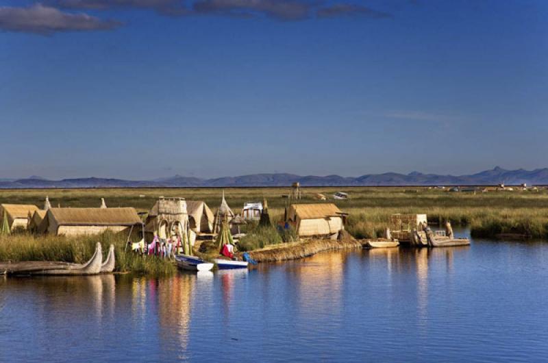 Isla de los Uros, Puno, Peru, Lima, Sur America