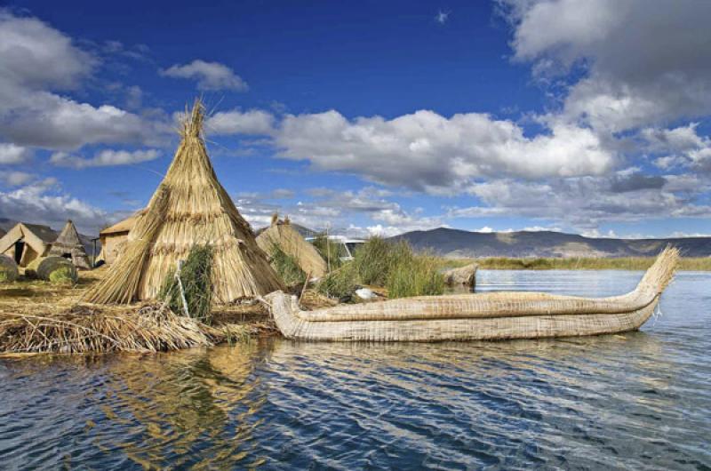 Isla de los Uros, Puno, Peru, Lima, Sur America