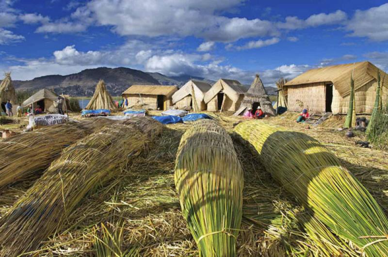 Isla de los Uros, Puno, Peru, Lima, Sur America