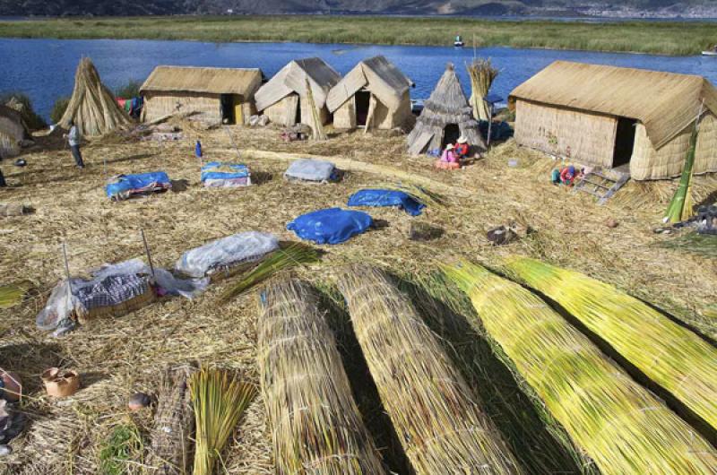 Isla de los Uros, Puno, Peru, Lima, Sur America