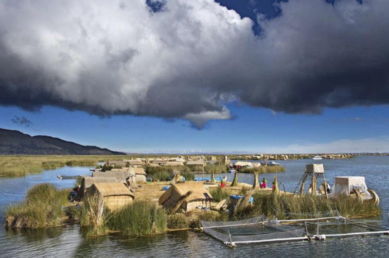 Isla de los Uros, Puno, Peru, Lima, Sur America