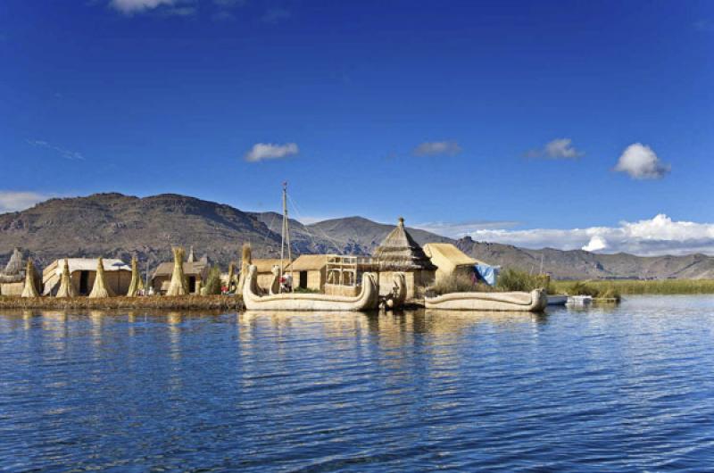 Isla de los Uros, Puno, Peru, Lima, Sur America