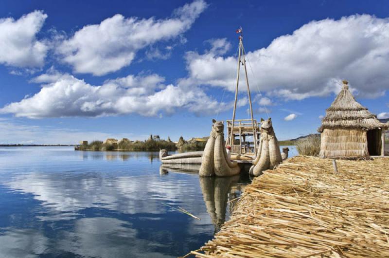 Isla de los Uros, Puno, Peru, Lima, Sur America