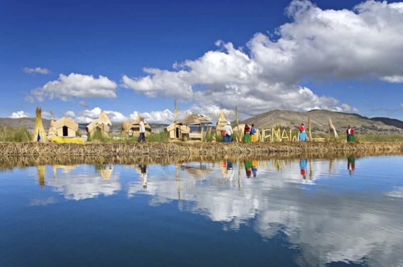 Lago Titicaca, Puno, Peru, Lima, Sur America