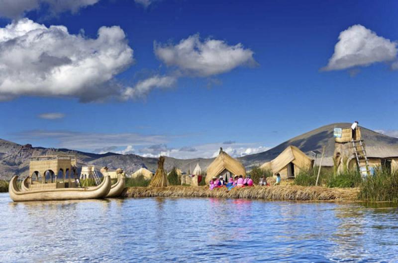 Lago Titicaca, Puno, Peru, Lima, Sur America