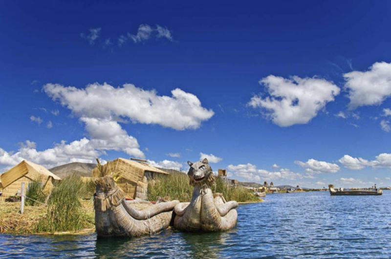 Isla de los Uros, Puno, Peru, Lima, Sur America