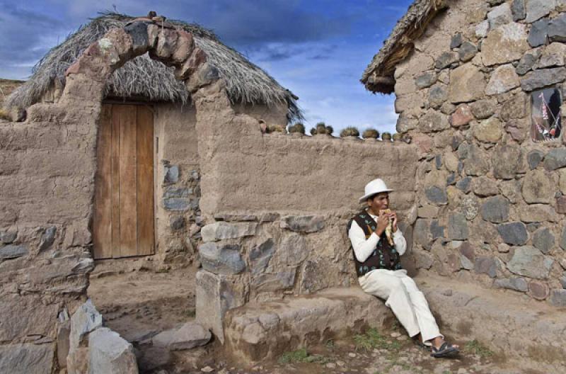 Indigena Aimara, Puno, Peru, Lima, Sur America