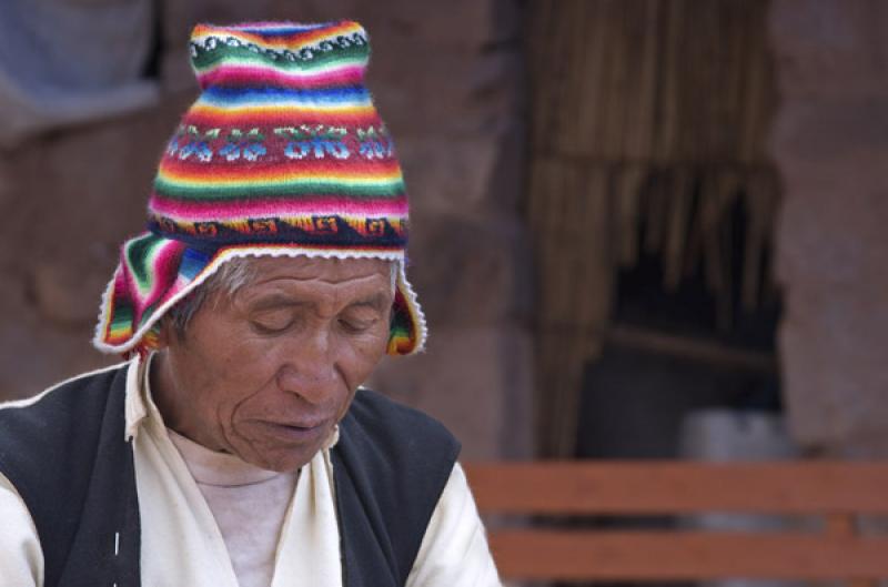 Indigena Aimara, Puno, Peru, Lima, Sur America