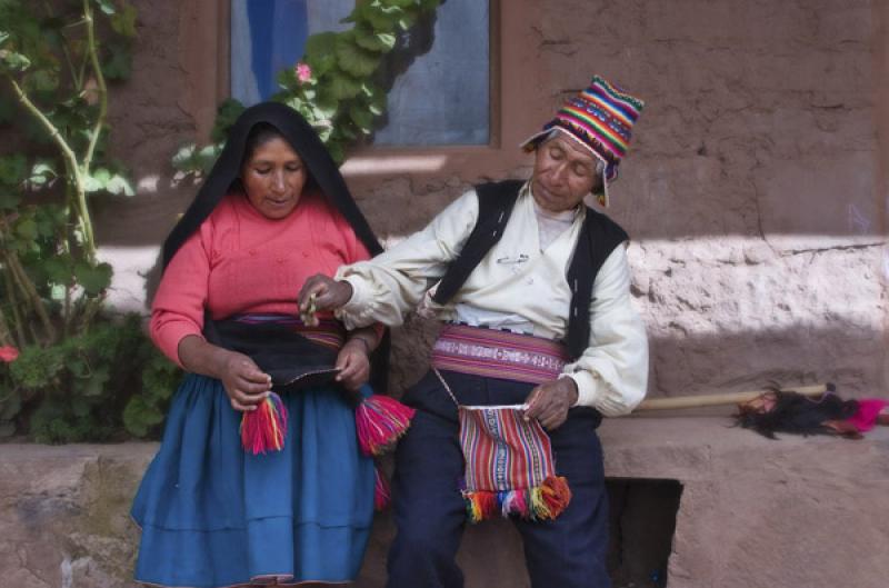 Pareja Aimara, Puno, Peru, Lima, Sur America