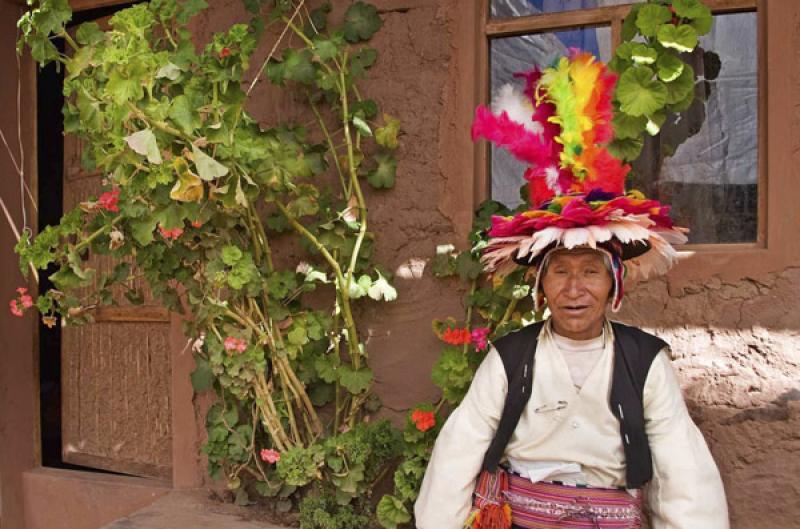 Indigena Aimara, Puno, Peru, Lima, Sur America