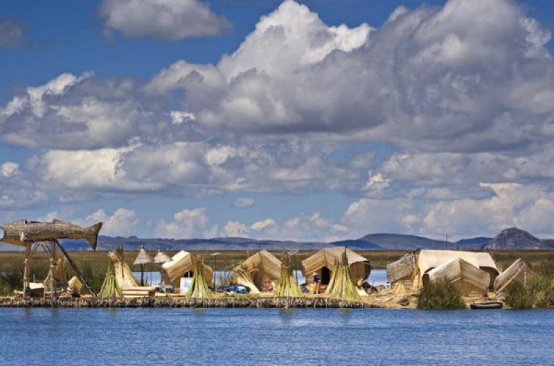 Isla de los Uros, Puno, Peru, Lima, Sur America