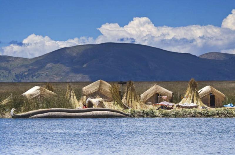 Isla de los Uros, Puno, Peru, Lima, Sur America