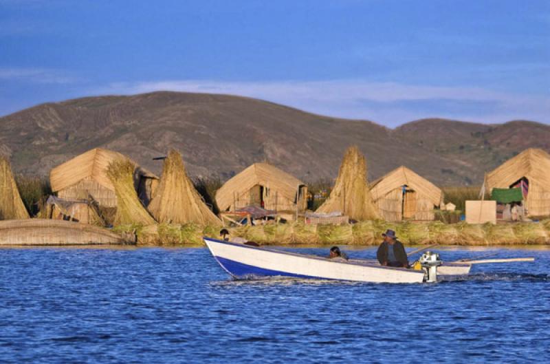 Isla de los Uros, Puno, Peru, Lima, Sur America