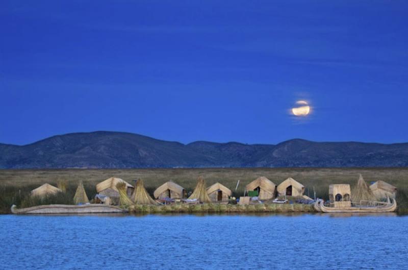 Isla de los Uros, Puno, Peru, Lima, Sur America