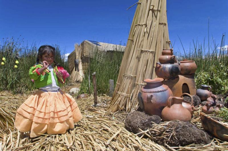 NiÃ±a Aimara, Puno, Peru, Lima, Sur America