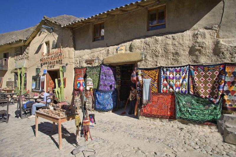 Mercado Quechua, Ollantaytambo, Cuzco, Cusco, Peru...