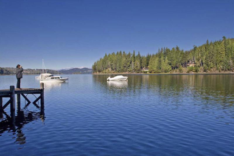 Lago Nahuel Huapi, Bariloche, Rio Negro, Patagonia...