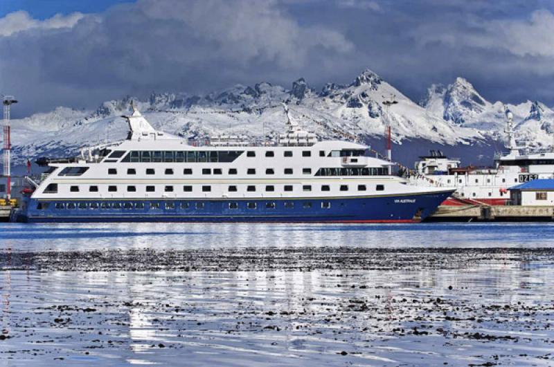 Crucero en Ushuaia, Tierra del Fuego, Patagonia, A...