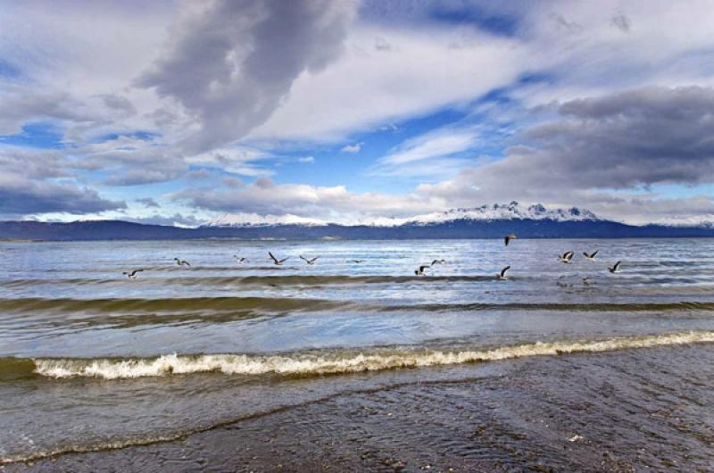 Bahia de Ushuaia, Ushuaia, Tierra del Fuego, Patag...