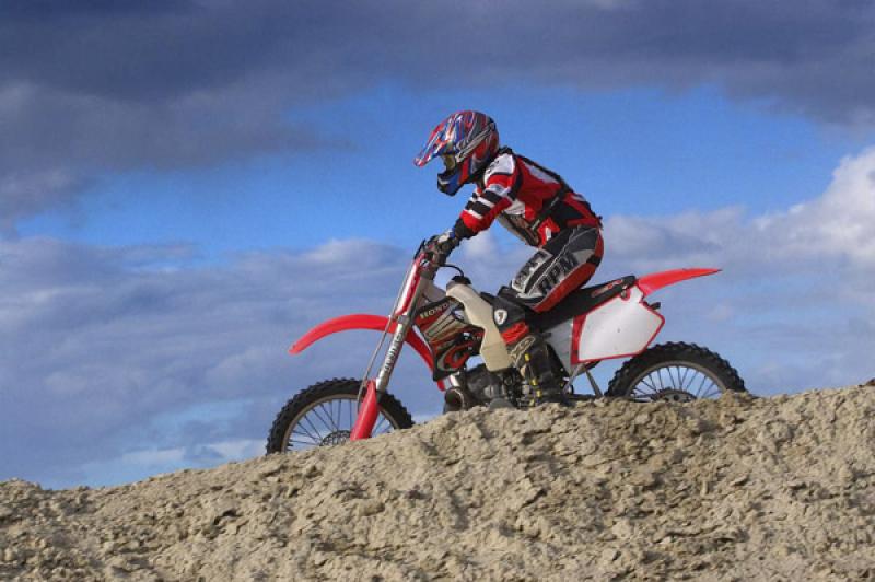 Motocross, Peninsula Valdes, Patagonia, Argentina,...