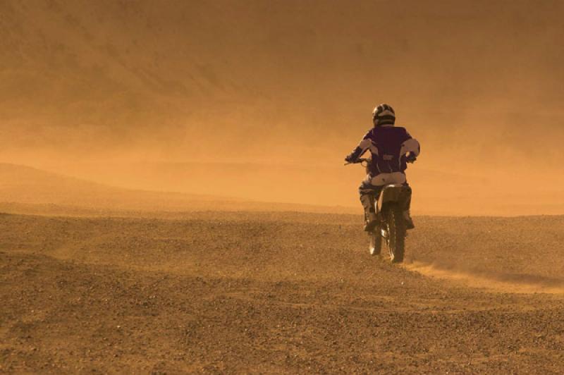 Motocross al Atardecer, Peninsula Valdes, Patagoni...