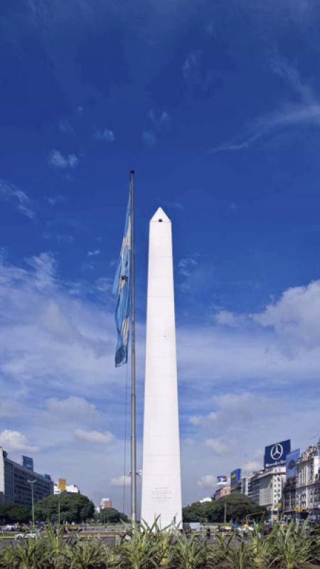 Obelisco de Buenos Aires, Buenos Aires, Argentina,...