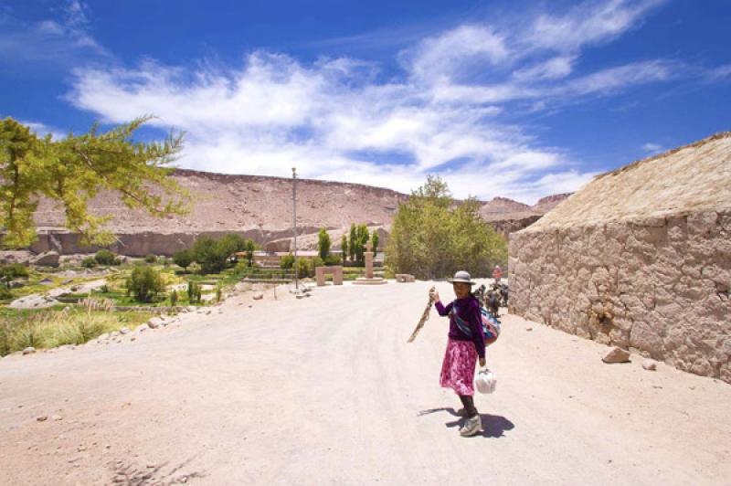 Pueblo Viejo, Caspana, Calama, Antofagasta, Chile,...