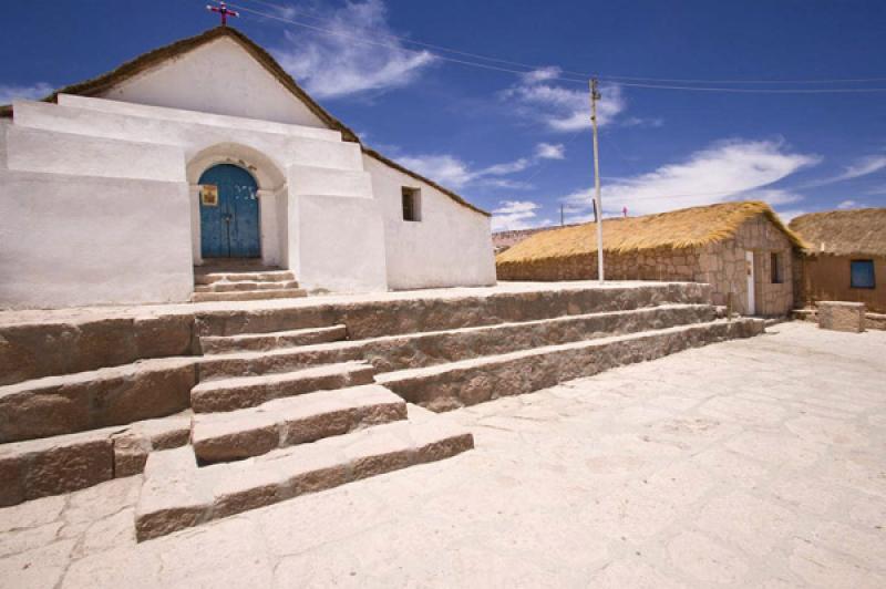 Iglesia Colonial, Caspana, Calama, Antofagasta, Ch...