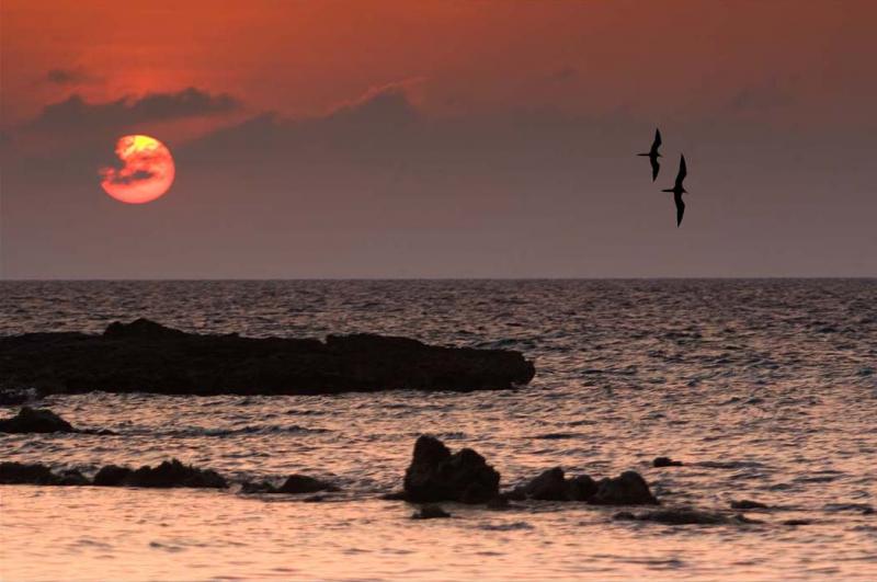 Atardecer en Bahia Solano, Choco, Colombia