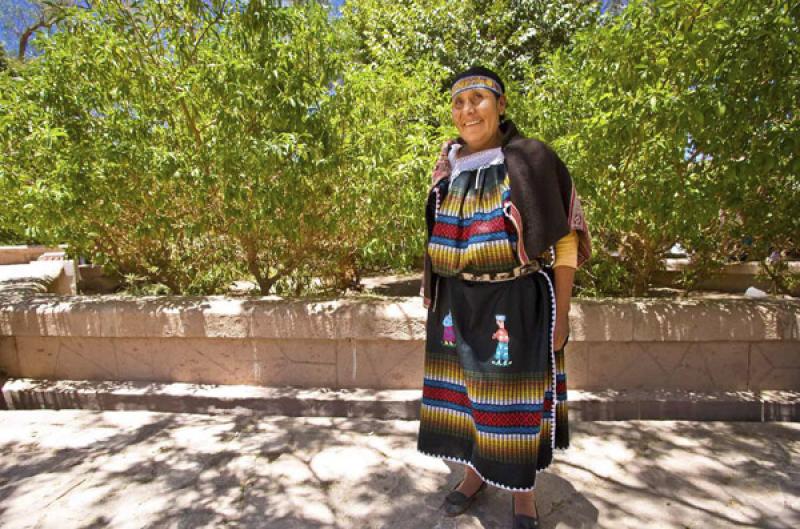 Mujer Mapuches, San Pedro de Atacama, Antofagasta,...