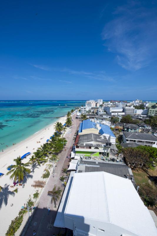 Panoramica de Isla de San Andres, Archipielago de ...