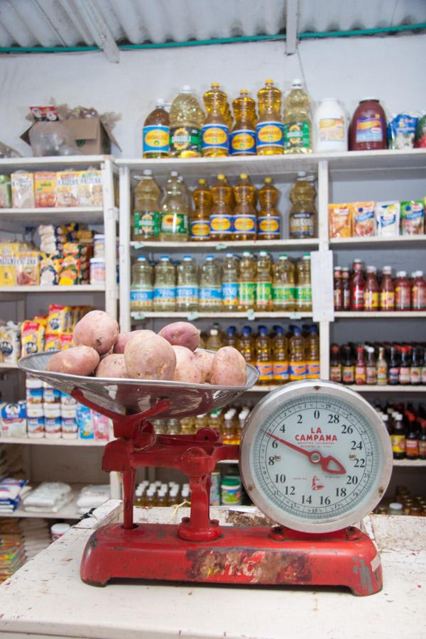 Balanza en un SuperMercado