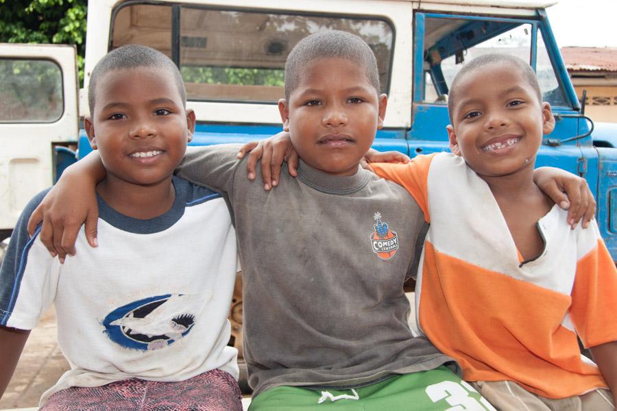 Retrato de Niños Sonrientes