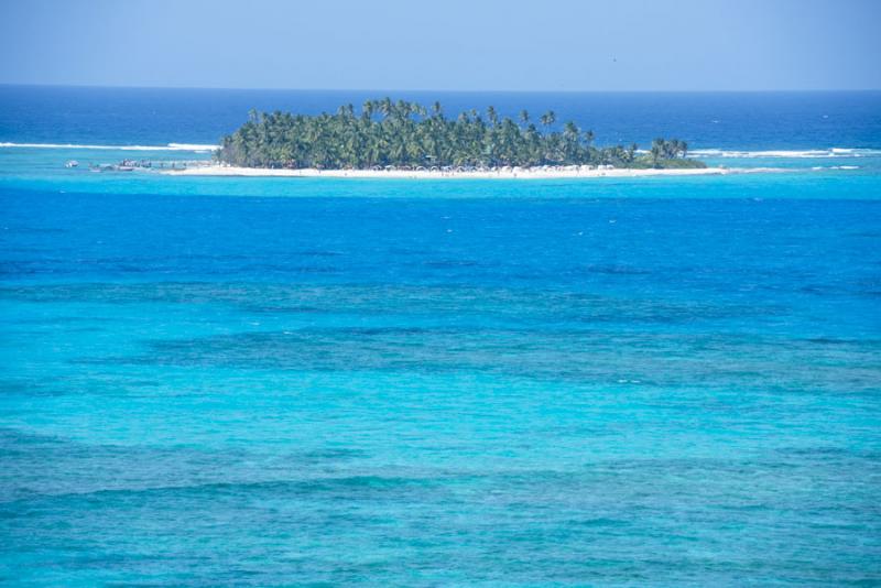 Panoramica de Isla de San Andres, Archipielago de ...