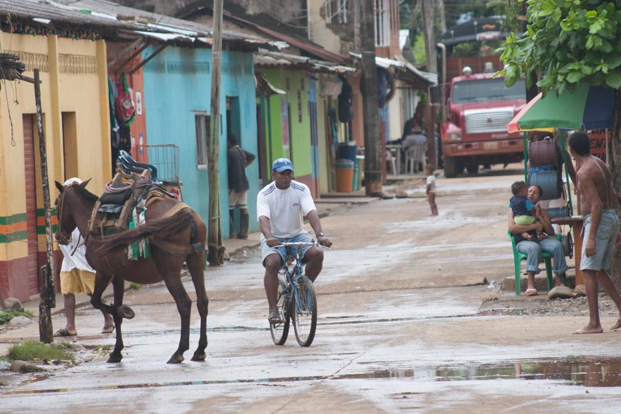 Calle en Montelibano, Cordoba, Colombia